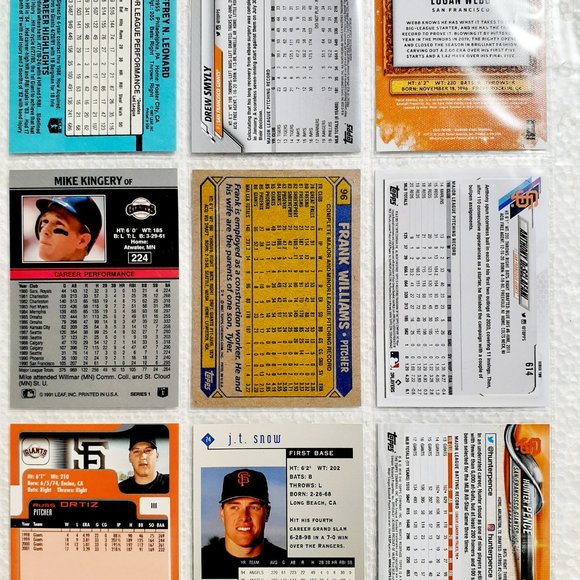 San Francisco Giants 46 Card Lot - BSBL [24_5] - Picture 11 of 13